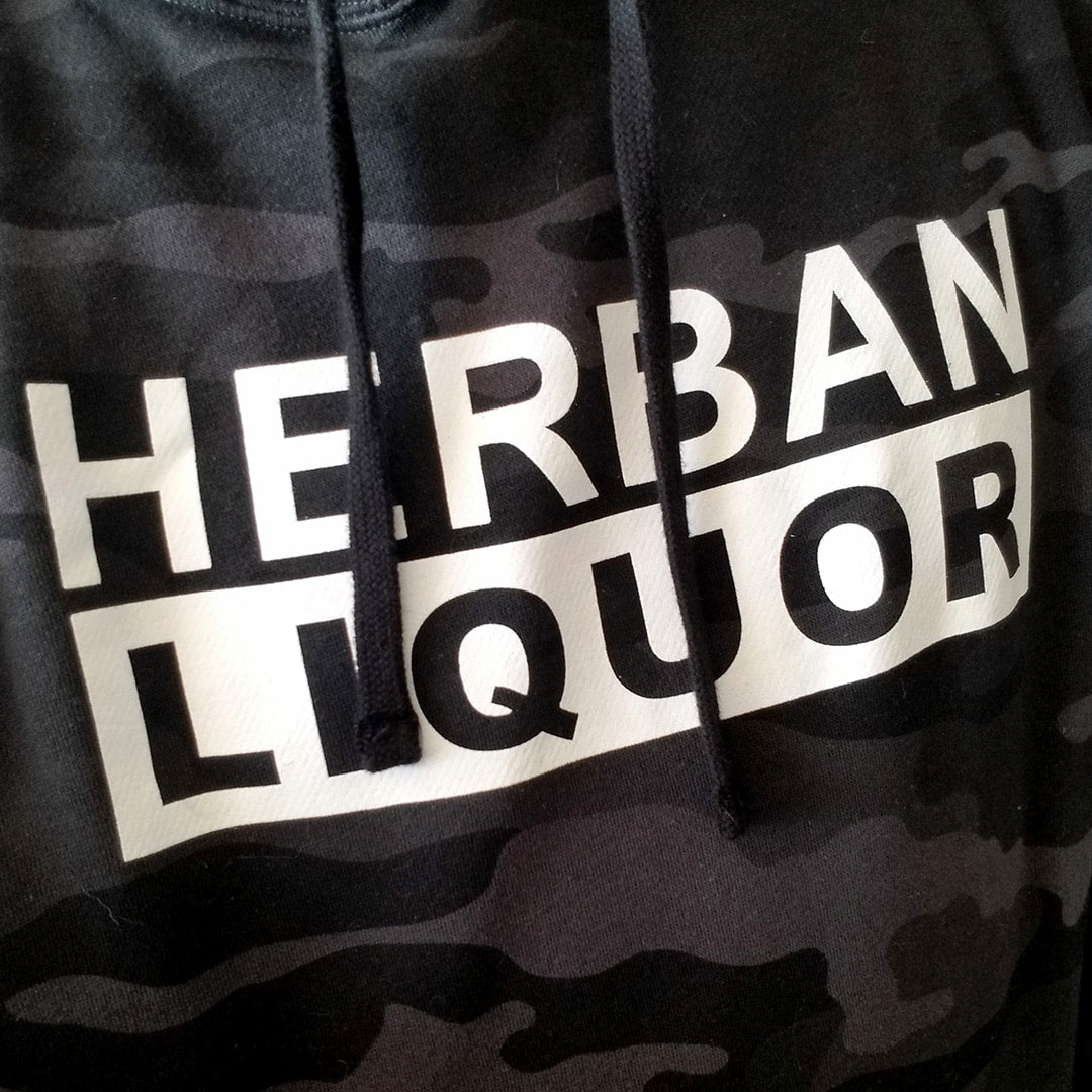 Large Logo Heavyweight Hoodie in Black Camo (Limited Signature Series Edition)